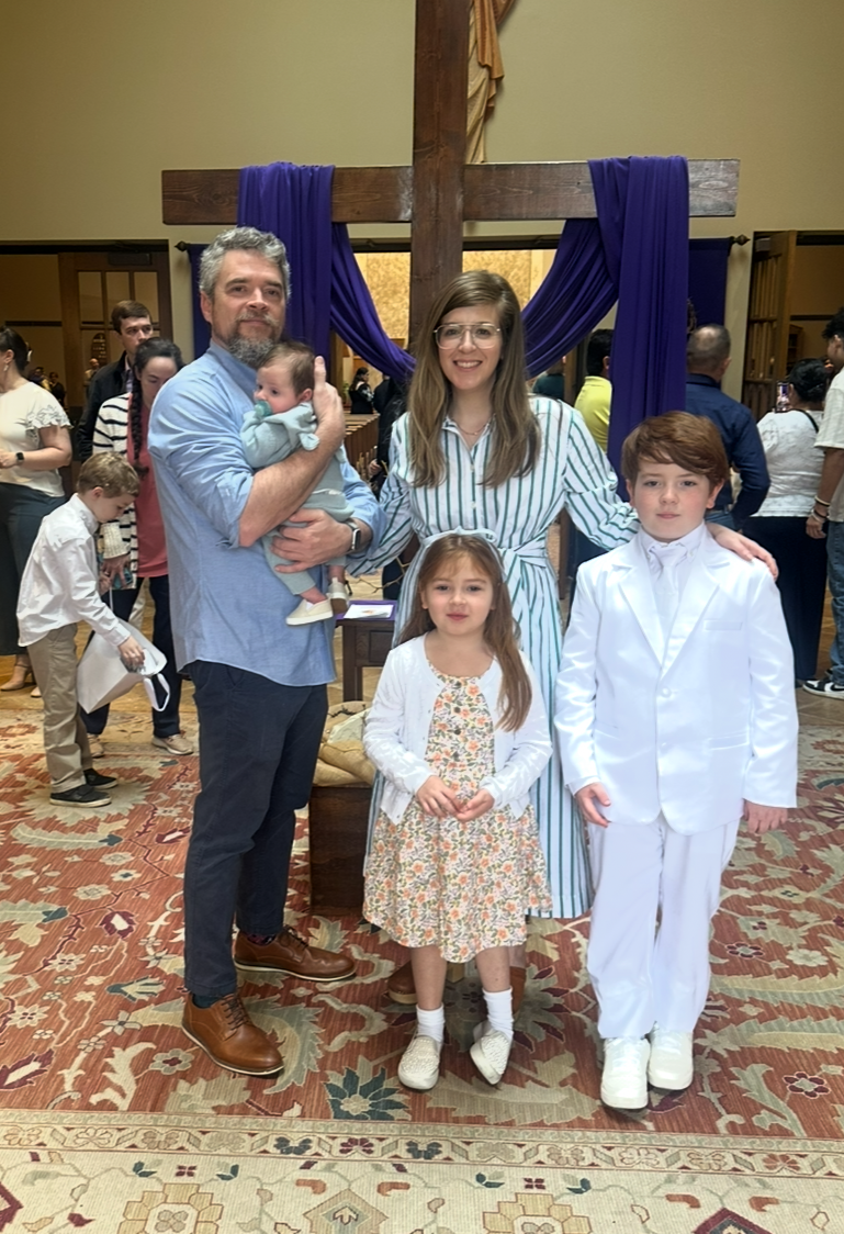 Stone family at church